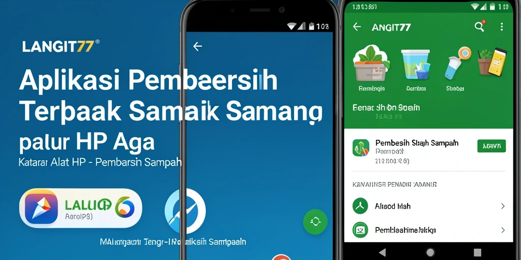 Antarmuka LANGIT77 yang sederhana dan fungsional untuk Pembersih Sampah.