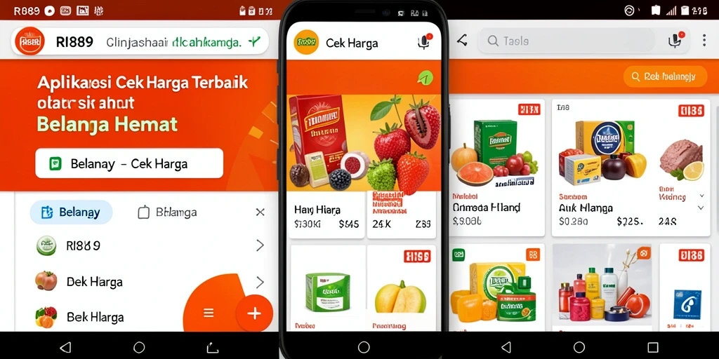 Tampilan antarmuka RI889 saat membandingkan harga dengan fitur lengkap.
