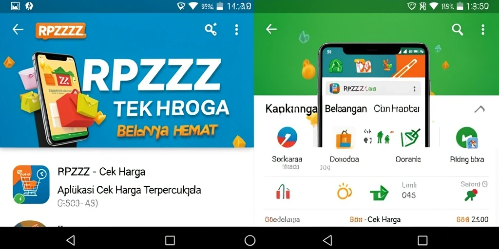 Tampilan intuitif aplikasi RPZZZ untuk Cek Harga.