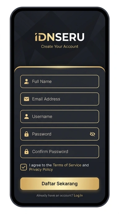Cara Mudah Registrasi Akun Baru di idnseru